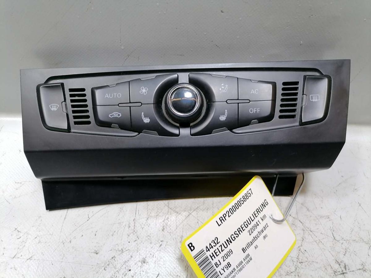 Audi A5 8T original Heizungsregulierung Klimabedienteil Bj.2009